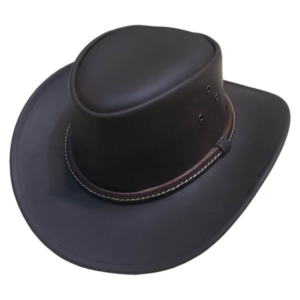 Premium Leather Bush Hats Well Rounded