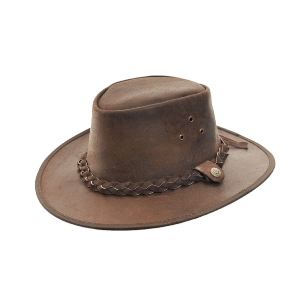 Australian Cowboy Hats With Braided Hatband With Snaps