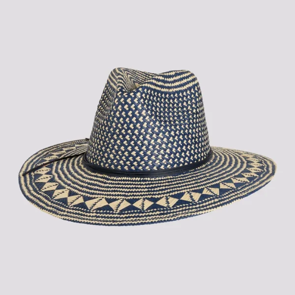 Eppie | Mens Two Tone Toyo Straw Sun Hat